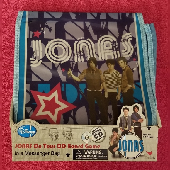 Disney Jonas On Tour CD Board Game Messenger Bag - Picture 1 of 2